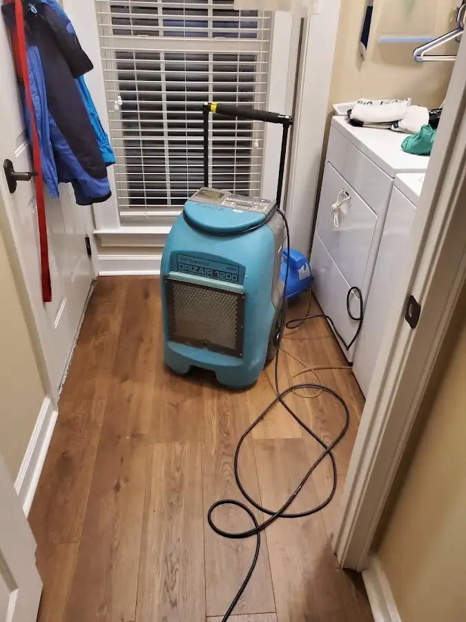 Commercial dehumidifier deployed for Flood Damage Cleanup in Great Bend